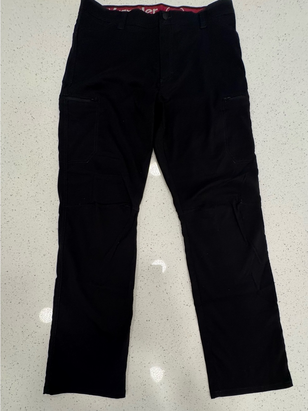Wrangler Black Relaxed Cargo Jeans